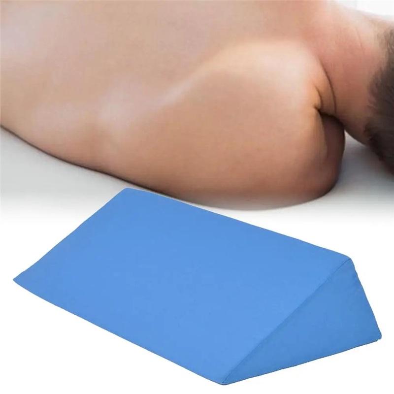 Triangle Position Roll Over Pad for Elderly Patients High Density Sponge Pad Rehabilitation Side Pad Triangle Pillow Supports