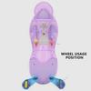 2pcs Mountain Skateboards Wheel Colorful Light Thickness Kids Scooters Wheel Enhances Cycling Enjoyment