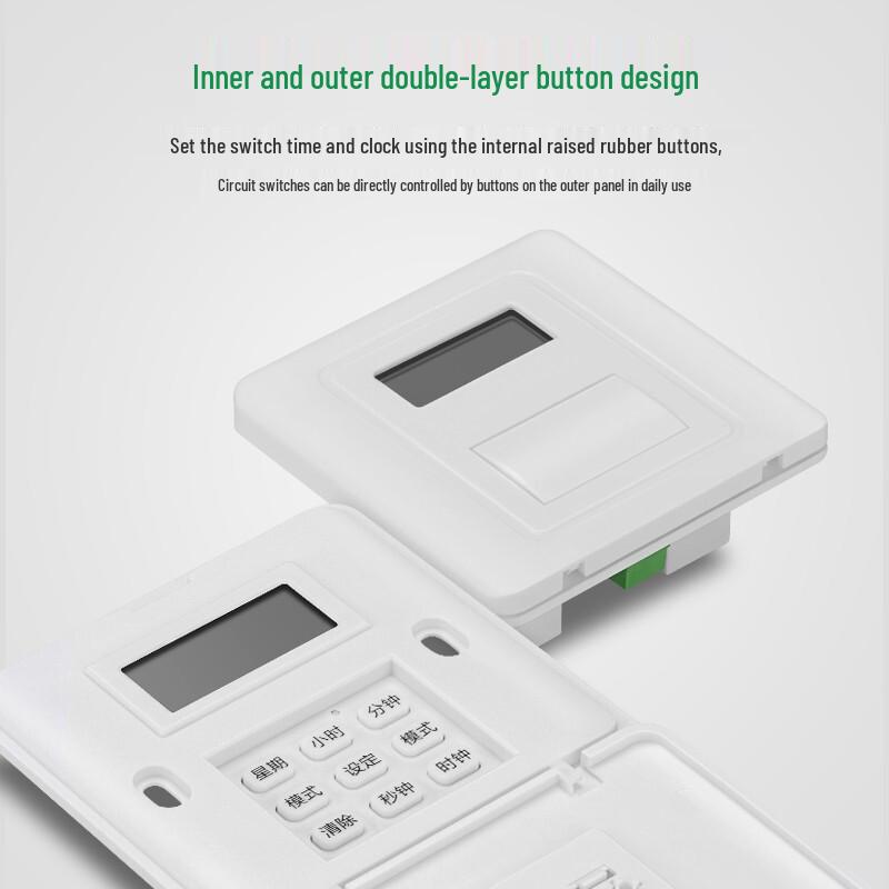 Wandmontierter Smart-Timer-Schalter Typ 86