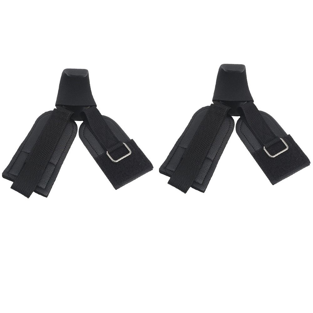 1 Pair Pull-up Weight Lifting Grip Hook Non-Slip Auxiliary Power Wrist Guard  Fitness