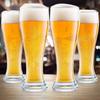 Morning Place Stylish Beer Glasses, Set of 4, Foaming, Dishwasher Safe, 500ml (Set of 4)