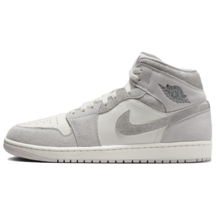 Air Jordan 1 Mid SE Neutral Grey Suede Men s FQ7720-002 EU 40