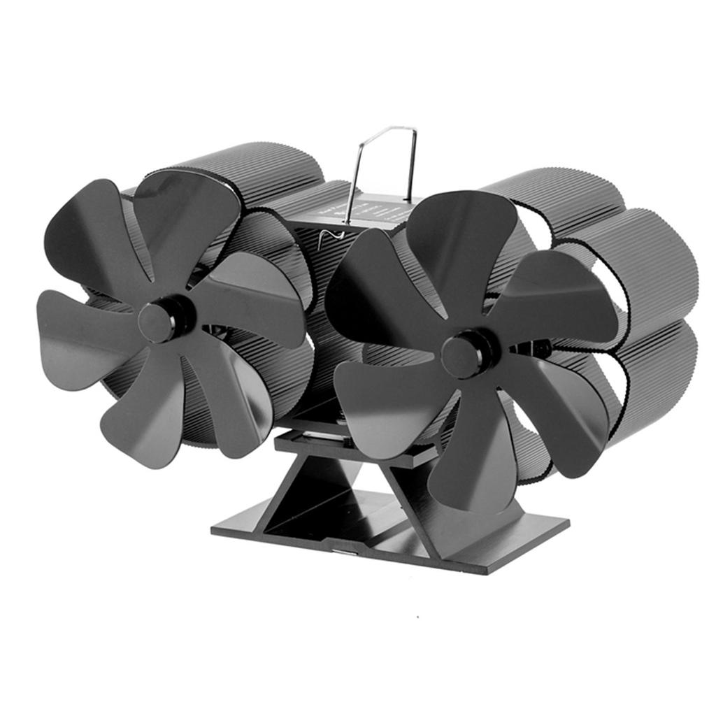 Buy 12 Leaves Stove Fans Heat Powered Stove Top Fans for Room at