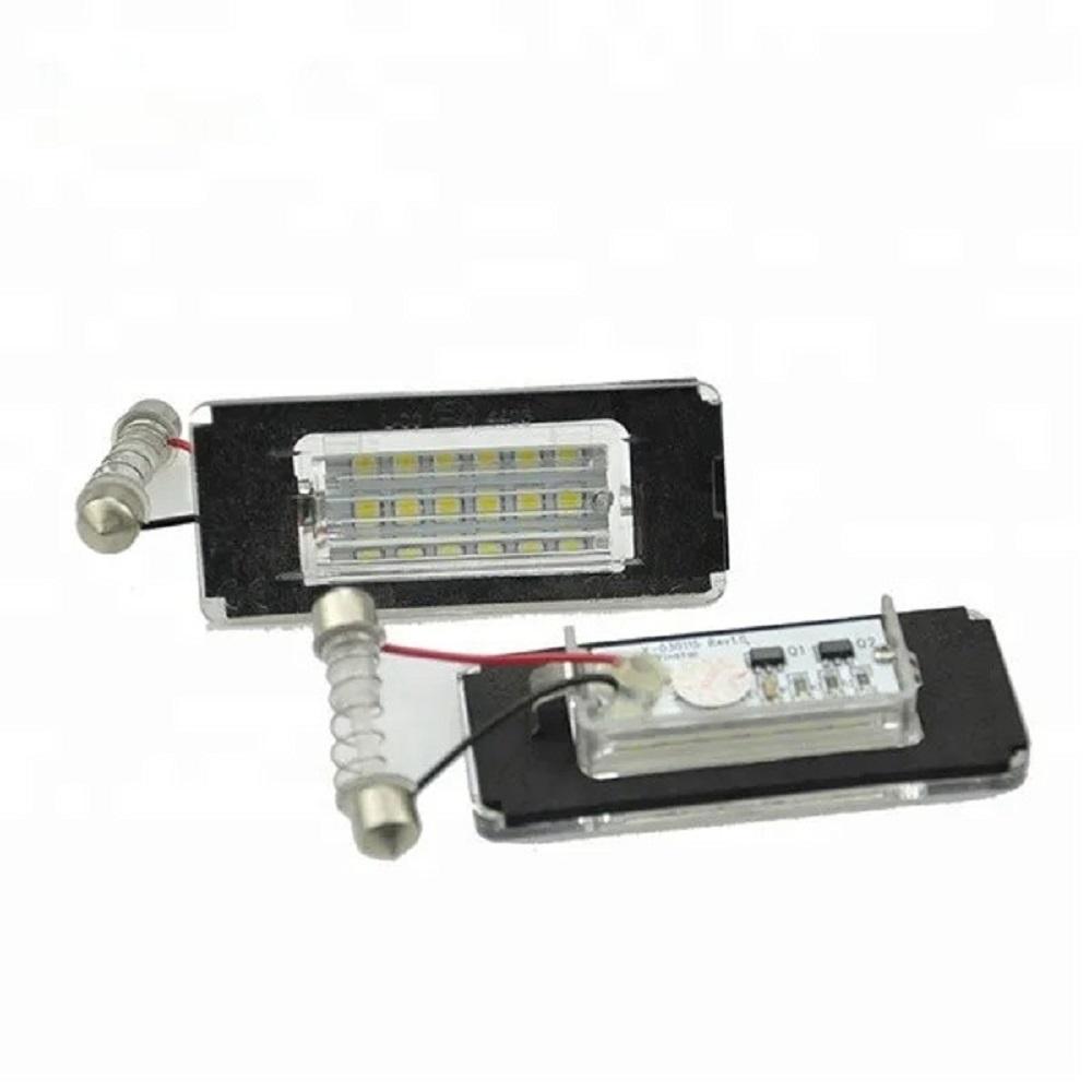12V 3W For Mini R56 Batchback R57 Convertible R58 Coupe R59 Roadster LED Number License Plate Lamp Lights