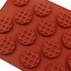 DIY Square Love Waffle Making Tool, Practical Chocolate Mold, Creative Baking Accessories, 18 Waffle Silicone Mold