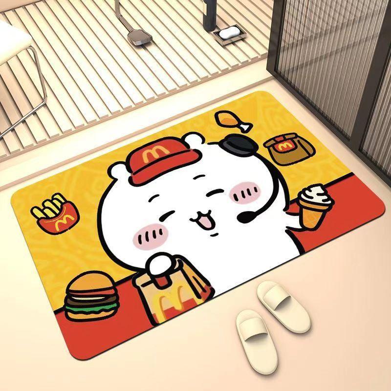 

Диатомовая грязь Водопоглощающий коврик для пола Коврик для ванной комнаты Коврик для входной двери для дома Коврик для ног в ванной 50 * 80cm