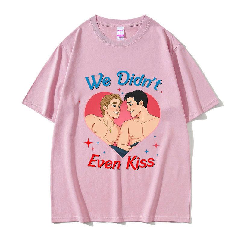 Heated Rivalry We Didnt Even Kiss Heart Graphic TShirts Summer ONeck Short Sleeve T Shirts Unisexs Women 100 Cotton Tshirt