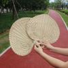 Home Decoration Palm-Leaf Fan Handmade Straw Fan Artistic Rattan Fan  Summer