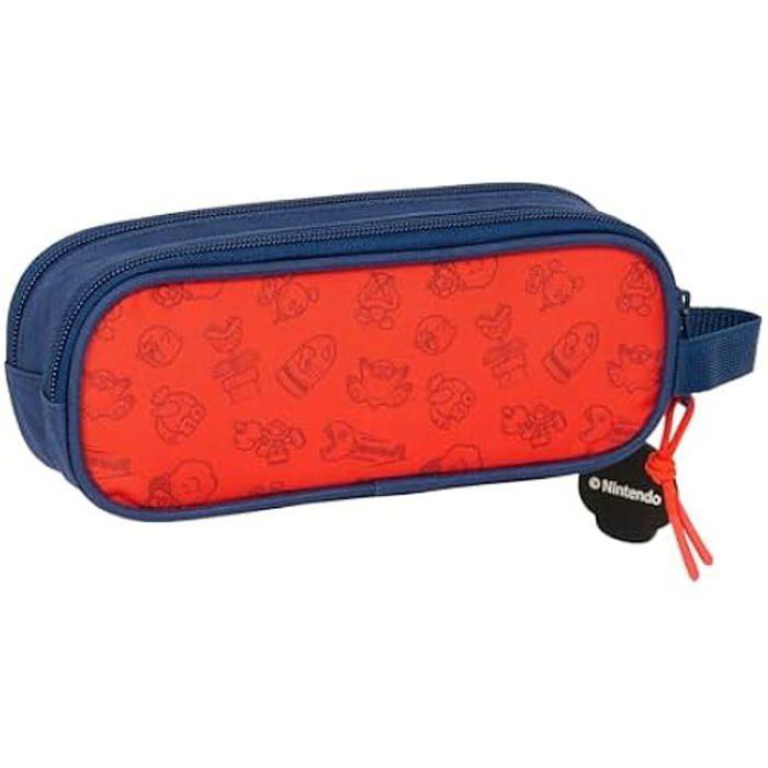 Trousse Double - SAFTA - Super Mario - Confortable - Polyvalente - Qualité Supérieure