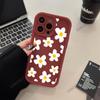 South East Asia Full Screen Black Flower Mobile Phone Case iPhone17 Girls High Value Apple 16pm Silicone Case