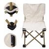Folding Camping Chair Rust Proof Prevent Slipping Waterproof Portable Outdoor Chair for Fishing Camping Beach