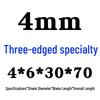 Southwest 3-Flute End Mill with Three Straight Shanks - Sizes: 3 To 20mm