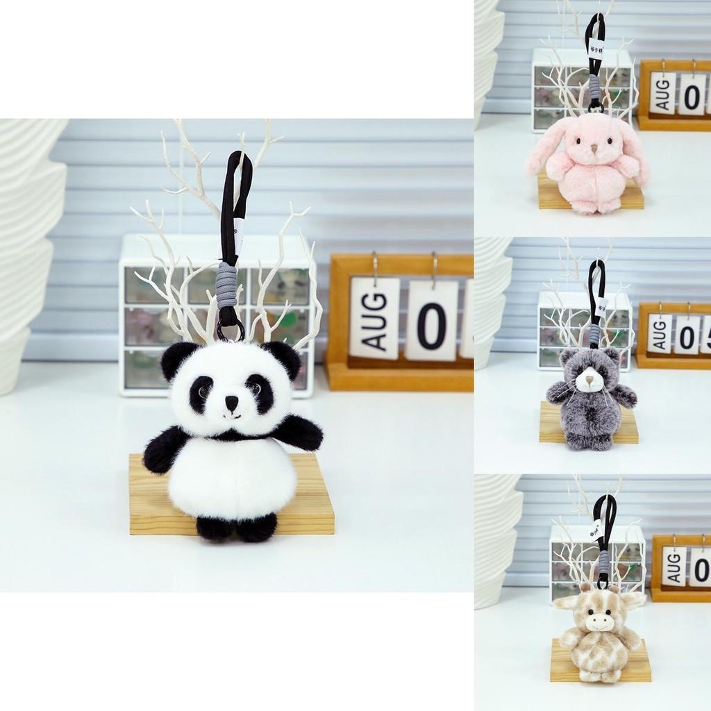 Animal Plush Stuffed Keychain Toy With Pp Cotton Filling For Cute Gifts