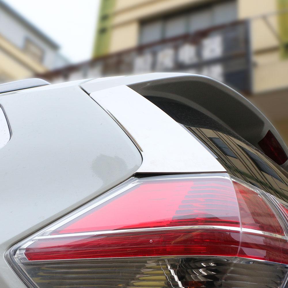 Car Rear Window Side Wing Cover Trim Sticker for Nissan X-Trail Xtrail T32 2013 - 2025 Auto Exterior Accessories 2pcs/set