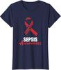 Sepsis Awareness Support Warrior Survivor Support Ladies' Crewneck T-Shirt Unisex T-Shirt