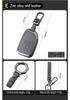 Toyota Model E Car Key Case - Elephant Gray