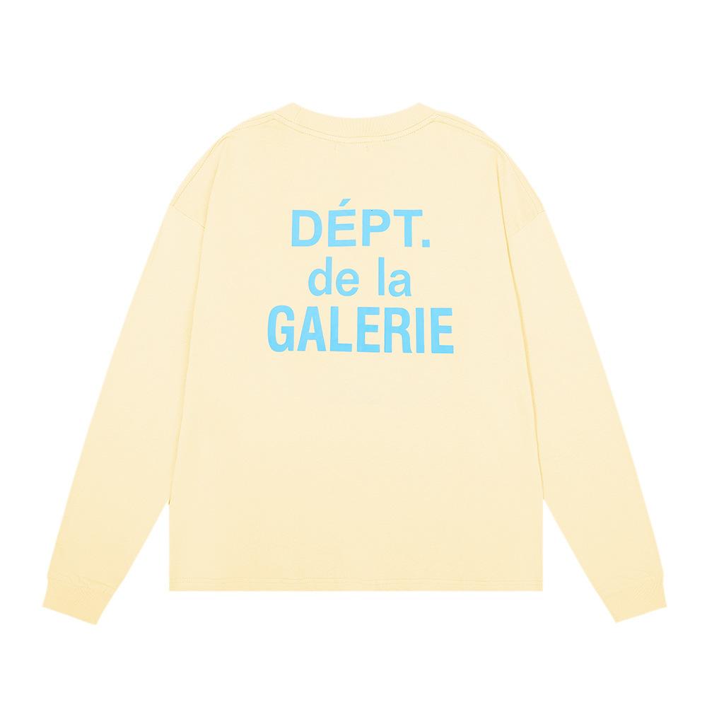 23S Marchi Trendy Europei e Americani Transfrontalieri Galleria Dept Slogan Alfabetico Tasca Uomo e Donna High Street Maglietta a Maniche Lunghe Base