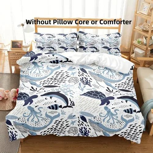 Comforter Octopus With Octopus Pattern Suitable For Children Boys Girls And Adults Soft Comfortable Breathable