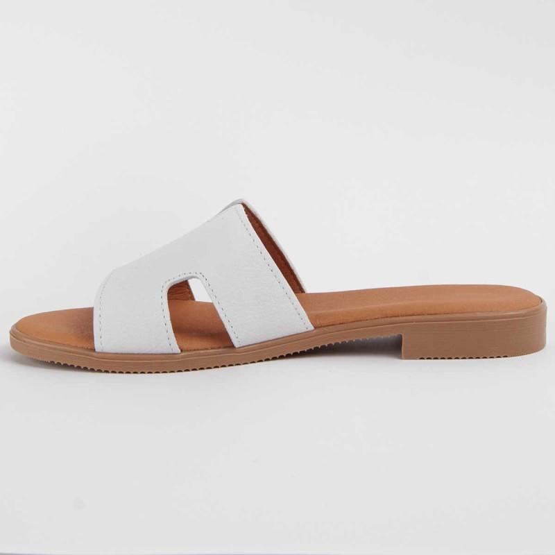 Sandalia De Piel Para Mujer. Purapiel Hacca2 102711