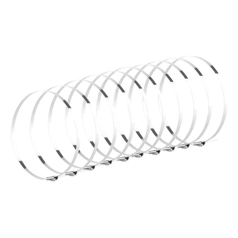 Exhaust Heat Wrap 2000℉ Black Car Exhaust Pipe Heat Insulation Wrap 50mm X 15m with 10 Stainless Steel Cable Ties Pipe Wrap