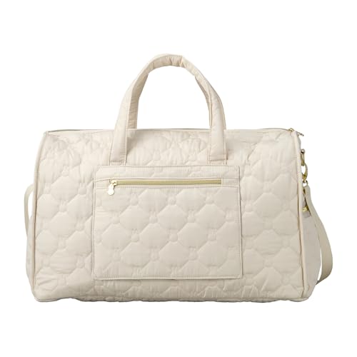 Hapitas Miffy Quilted Boston Bag 6096 B302 Ivory
