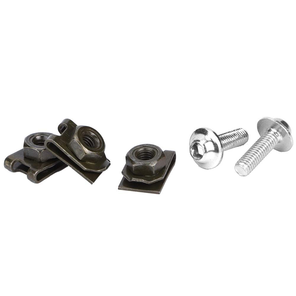 10 Pieces Clip Nut Motorcycle Modification Screw Motorcycle Repair Bolt