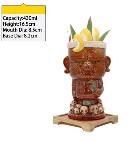 Tiki Mug Tiki Tumblers Ceramic Hawaiian Party Mugs Glasses