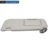 Fits For Toyota Corolla 14-16 Sun Visor With Makeup Mirror Gray Left Driver Side