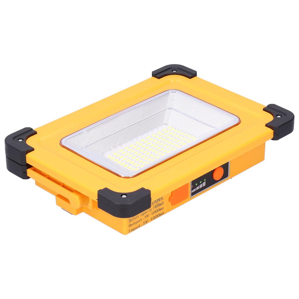 120LED Arbeitsleuchte 5000LM Tragbarer Solarstrahler IP65 Wasserdicht für Camping Wandern