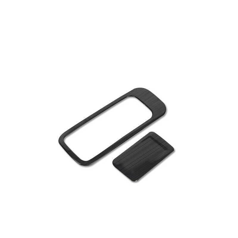 Black Titanium Co-Pilot Storage Box Handle Cover For VW Tiguan 2018-2023 2024