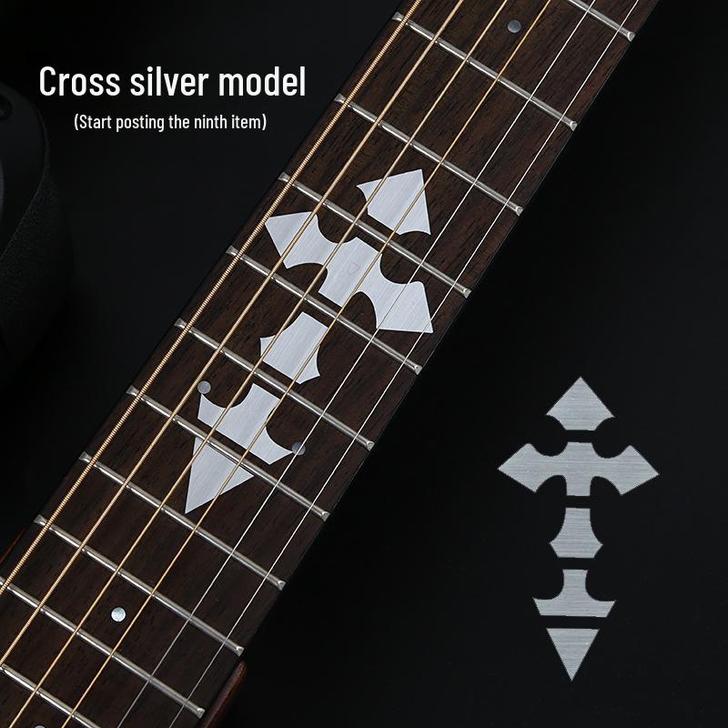 Personalized Guitar Sticker Set: Decorative Fingerboard and Panel Protectors for Acoustic and Electric Guitars.
