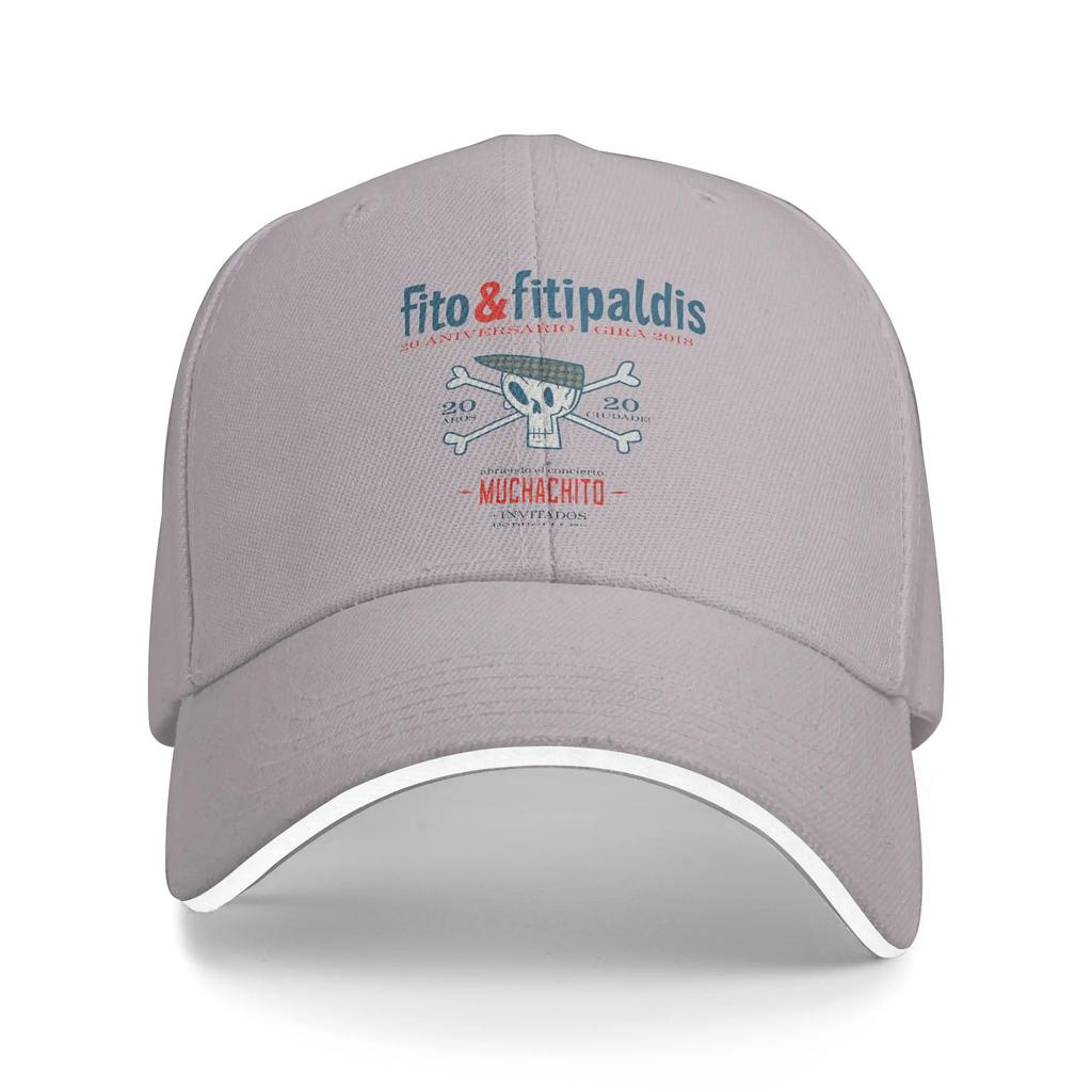 Fitos Fitipaldis Band Baseball Cap Women Unisex Custom DIY Hip Hop Hats Spring Vintage Hunting Camping Sun Visor Baseball Caps