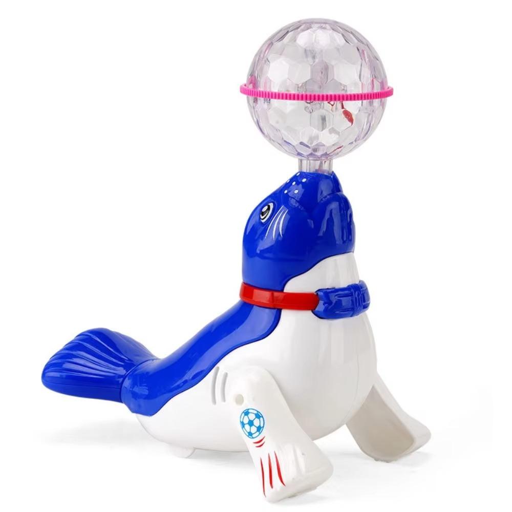 Ball Spinning Electric Sea Lion Toy Light Cute Design Rotating Toy  Educational Toy