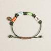Ethnic Sun Bracelet Green