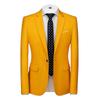 Mile Men's 3 Pieces Suit Elegant Solid One Button Slim Fit Party Suit Sets