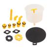 15Pcs Radiator Coolant Filling Funnel Kit Spill Proof Reinforced Design Universal Cooling System Fill Kit