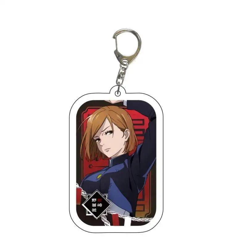 Jujutsu Kaisen Anime Schlüsselanhänger Itadori Yuji Gojo Satoru Cartoon Acryl Taschenanhänger Schlüsselanhänger Anhänger Cos Zubehör