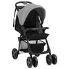 VidaXL Baby Stroller 2-in-1 Pram Foldable for Toddler Children Travel Stroller Protection Against UV Rays 10383
