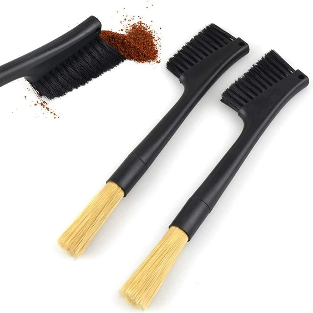 Double Head Coffee Grinder Brush Cleaning Tool Coffee Machine Accessories Espresso Cleaner