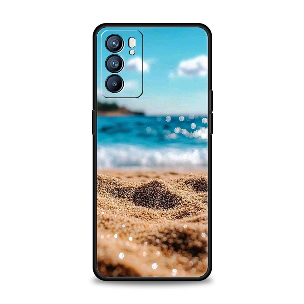 Seaside Scenery Wave Beach Case For Oppo Reno14 Reno13 Reno12 11 F 10 Find X5 X9 Pro A54 5G A53 A9 A16 A78 4G A80 A98 Cover