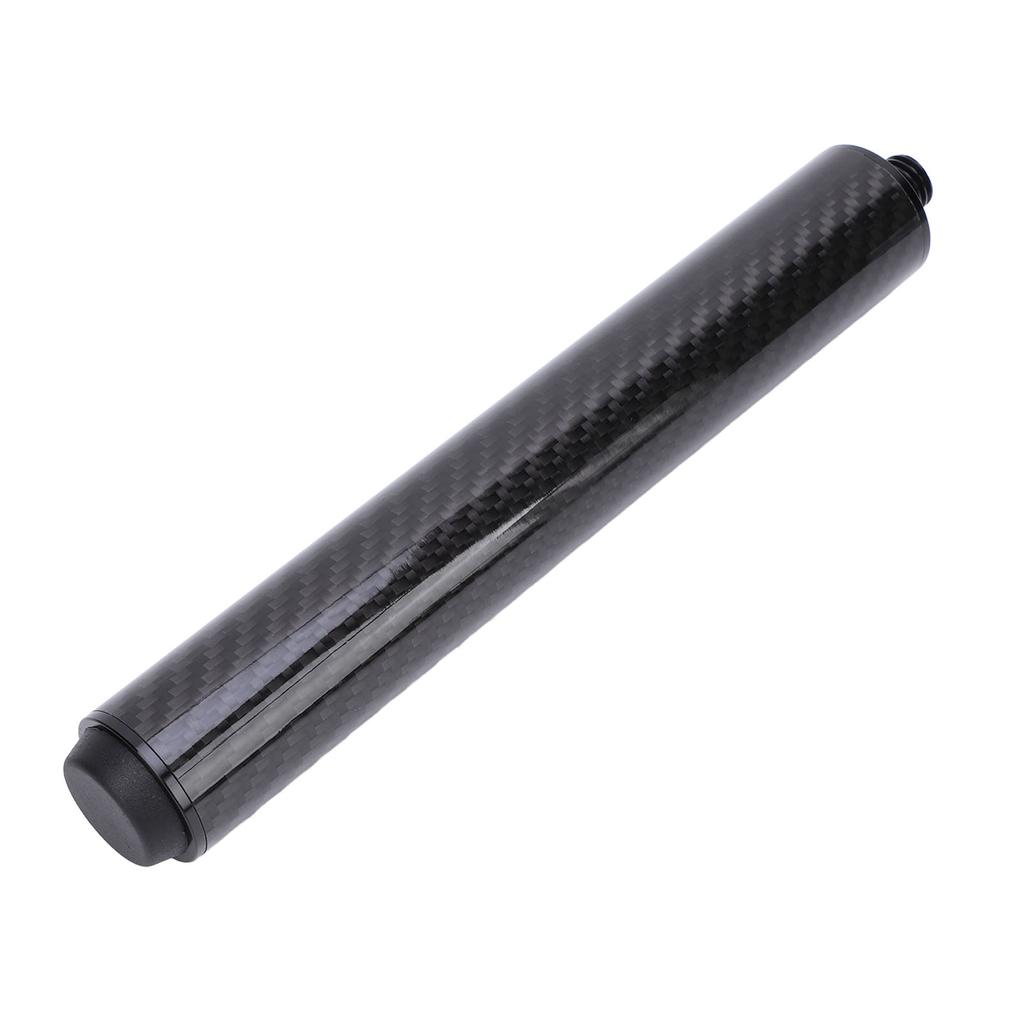 Pool Queue Verlängerung Carbon Fiber Professionelle 8 Zoll Billard Queue Extender mit Hinten Stecker für