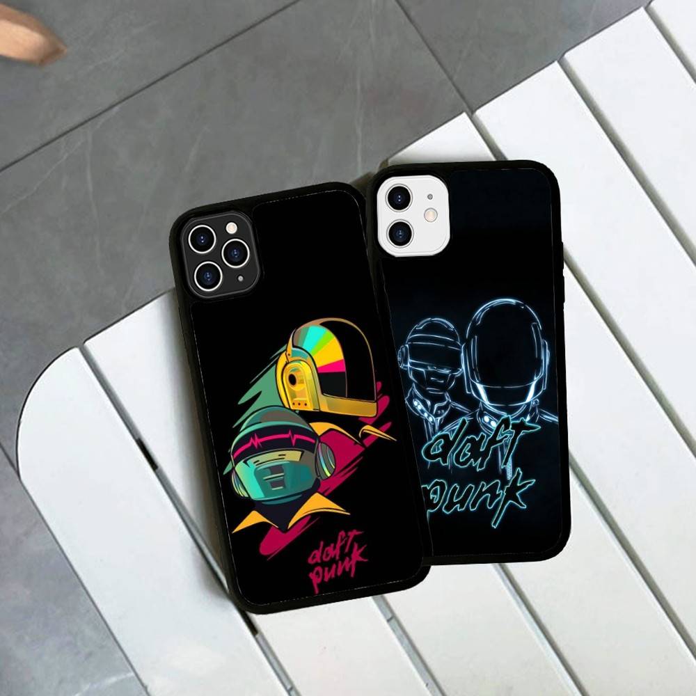 D-Daft Punk Band France PC+TPU Shockproof Protective Phone Case For IPhone17 14 15 16 Pro Max 13 12 11 17 Air