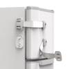Dual Button Child Safety Lock Plastic Locker Buckle Toilet Lock  Home Security Protection