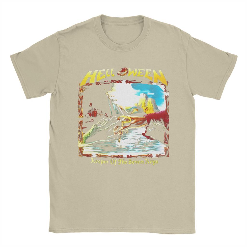 Tricou Bărbătesc Helloween Band Heavy Metal German Power Rock Hipster Tricou Mânecă Scurtă Gât Rotund Tricou 100% Bumbac Haine Imprimate