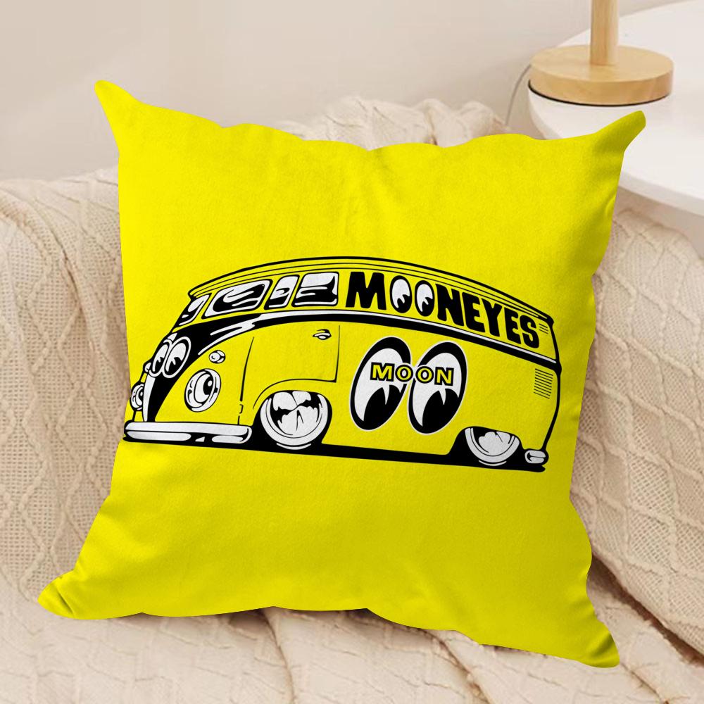 Fashion MMooneyes Cushion Cover Soft Plush Fabric DoubleSided Printed Sofa Cushion Cover for All Seasons Home Decor Gift