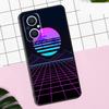 Synthwave Retro 80s Neon Case For OPPO Reno 13F 12F 11F 8T 7 8 10 11 12 13 Pro OPPO Find X8 X6 Pro X3 X5 Lite Cover