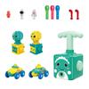 Balloon Powered Car Toys Set Fun Pressing Balloon Racer with Manual Balloon Pump Great Gifts for Children