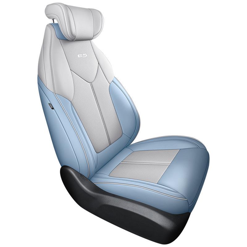 Buick E5 Car Seat Cover: Full Surround, Perforated Leather, All-Season Cushion.