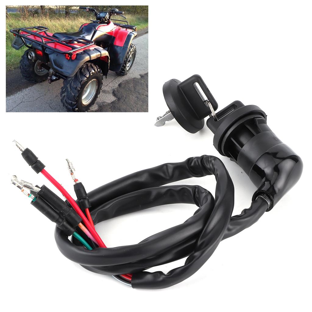 Ignition Switch with 2 Keys Replacement Parts Fit for Honda TRX350 Fourtrax 1986 1987