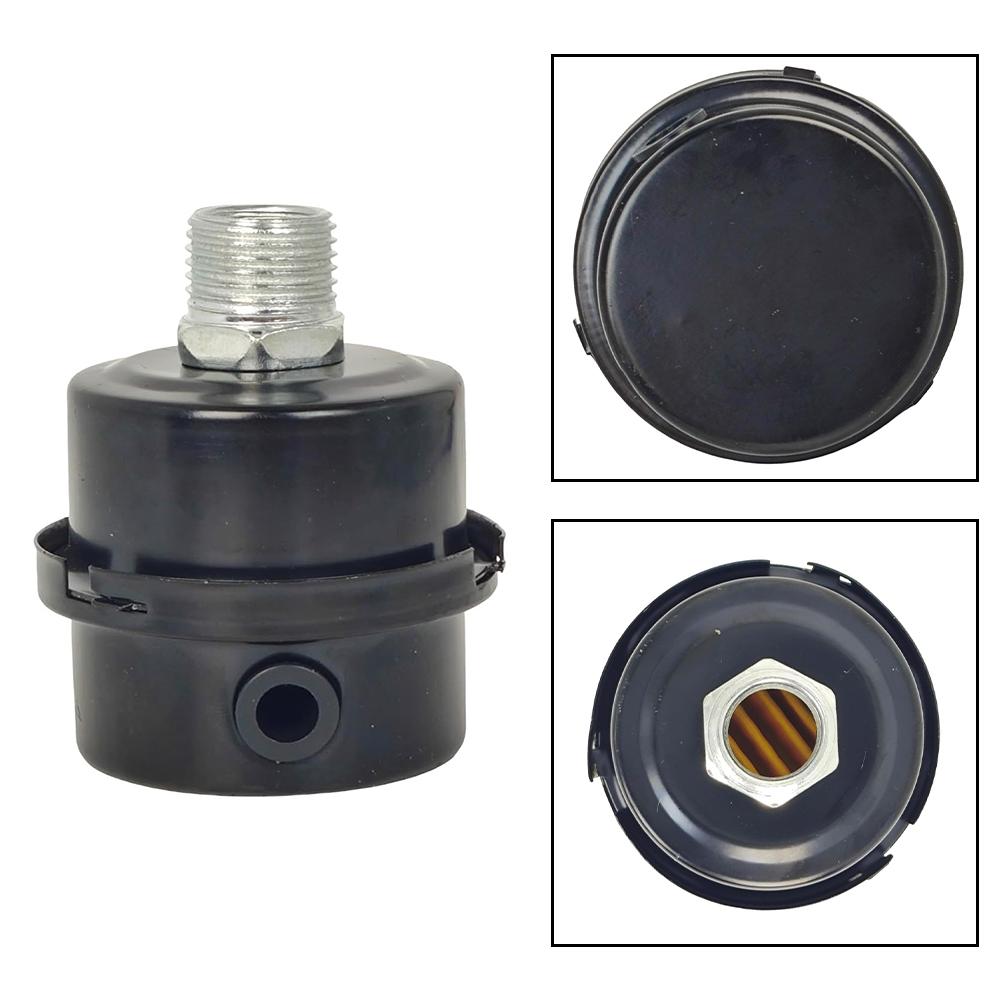 

For Industrial Use Black Air Filter Muffler Compatible Air Filter Extensive Compatibility MPT Threaded Interface China Mainland